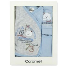 Набір 5 в 1 для новонародженого хлопчика Caramell (код товара: 3650)
