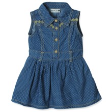 Джинсовое платье для девочки Sani оптом (код товара: 3836)