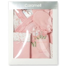 Набір 5 в 1 для новонародженої дівчинки Caramell оптом (код товара: 3938)
