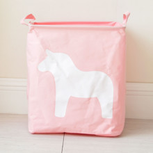 Корзина для игрушек, белья, хранения Лошадь, розовый (код товара: 43480)