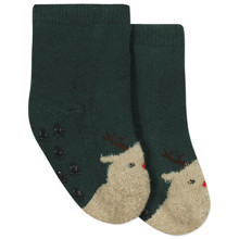 Дитячі антиковзні шкарпетки з начосом  Олень (код товара: 44484)