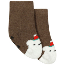 Дитячі антиковзні шкарпетки з начосом Ведмідь (код товара: 44481)