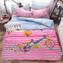 Комплект постельного белья Велосипед (полуторный) (код товара: 44416)