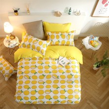 Комплект постельного белья Лимон (двуспальный-евро) (код товара: 44731)