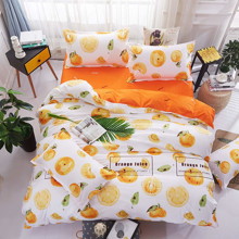 Комплект постельного белья Апельсин (полуторный) (код товара: 45279)