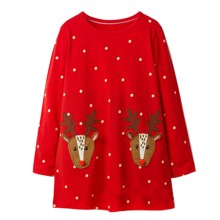 Плаття для дівчинки Святкові олені (код товара: 46978)