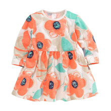 Платье для девочки Яркие цветы оптом (код товара: 46946)