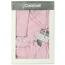 Набір 5 в 1 для новонародженої дівчинки Caramell оптом (код товара: 4722)