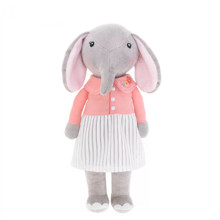 Мягкая игрушка Kawaii Elephant Pink-White, 30 см (код товара: 47184)