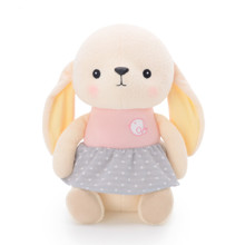 Мягкая игрушка Кролик в серой юбке, 22 см оптом (код товара: 47197)