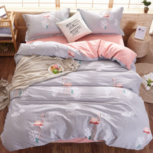 Комплект постельного белья Фламинго (двуспальный-евро) оптом (код товара: 47275)