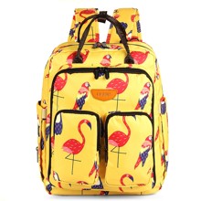 Рюкзак для мами Папуга та фламінго оптом (код товара: 47561)