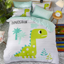 Комплект постельного белья Динозавр (двуспальный-евро) (код товара: 47678)
