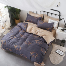 Комплект постельного белья Кит (двуспальный-евро) (код товара: 47695)