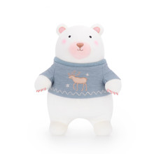М'яка іграшка Ведмедик у синьому светрі, 35 см (код товара: 47980)