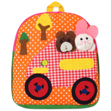 Рюкзак Машина з тваринами, помаранчевий оптом (код товара: 47904)
