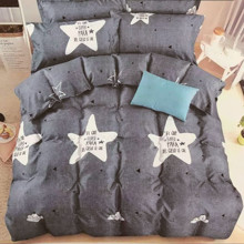 Комплект постельного белья Звезда с простынью на резинке (евро) (код товара: 48592)