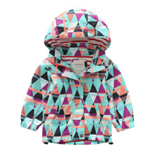 Куртка детская демисезонная Треугольники оптом (код товара: 48625)