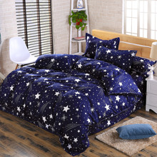 Комплект постельного белья Звездное небо (двуспальный-евро) оптом (код товара: 48787)