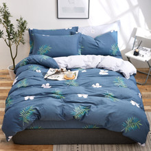 Комплект постельного белья Тропический цветок (евро) оптом (код товара: 48869)