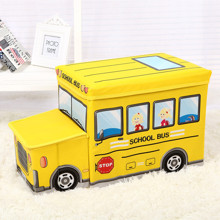 Пуф-ящик для іграшок Шкільний автобус (код товара: 48997)
