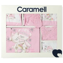 Комплект 10 в 1 для новонародженої дівчинки Caramell  оптом (код товара: 4902)