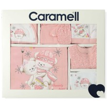 Комплект 10 в 1 для новорожденной девочки Caramell оптом (код товара: 4901)