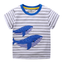 Дитяча футболка Сині кити оптом (код товара: 49332)