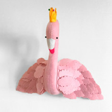 Мягкая игрушка украшение Фламинго оптом (код товара: 49354)
