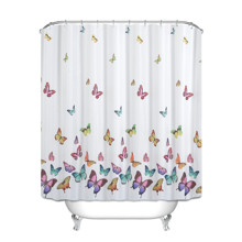 Штора для ванної Різнобарвні метелики 180 х 180 см (код товара: 49391)