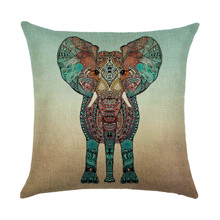 Наволочка декоративна Індійський слон 45 х 45 см оптом (код товара: 49896)