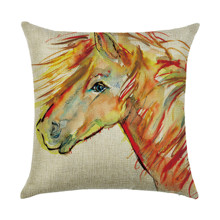 Наволочка декоративная Рыжий конь 45 х 45 см (код товара: 49898)