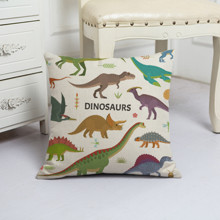 Наволочка декоративна Динозаври 45 х 45 см (код товара: 50122)