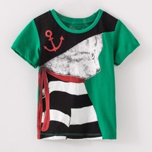 Детская футболка Кот пират (код товара: 50588)