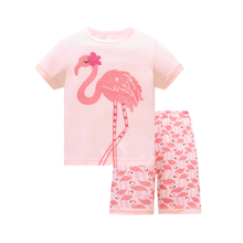 Пижама для девочки Фламинго с цветком (код товара: 50635)