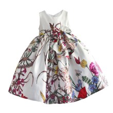 Плаття для дівчинки Польові квіти, білий оптом (код товара: 50601)
