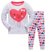 Уценка (дефекты)! Пижама для девочки Сердце (код товара: 50642)