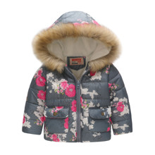 Куртка для девочки демисезонная Цветущие ветки оптом (код товара: 51140)