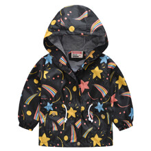 Куртка-ветровка детская Радужные звезды оптом (код товара: 51127)
