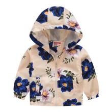 Куртка-ветровка для девочки Любимые цветы оптом (код товара: 51158)