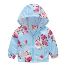 Куртка-вітрівка для дівчинки Ніжні троянди оптом (код товара: 51159)