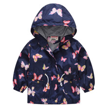 Куртка-вітрівка для дівчинки Веселі метелики оптом (код товара: 51128)