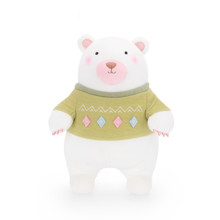 М'яка іграшка Ведмедик у зеленому светрі, 24 см (код товара: 51177)