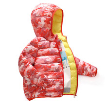 Куртка демісезонна дитяча Камуфляж, червоний оптом (код товара: 51281)
