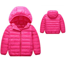 Куртка для дівчинки демісезонна Смужка, рожевий оптом (код товара: 51289)