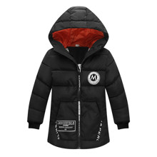 Куртка подовжена демісезонна дитяча Лондон, чорний оптом (код товара: 51277)