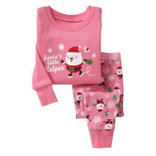 Пижама для девочки Санта-Клаус оптом (код товара: 51226)