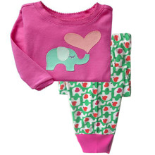 Пижама для девочки Влюбленный слоник оптом (код товара: 51228)