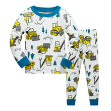 Пижама для мальчика Экскаватор в горах оптом (код товара: 51223)
