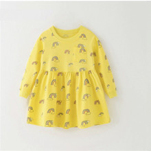 Сукня для дівчинки Веселка, жовтий (код товара: 51327)